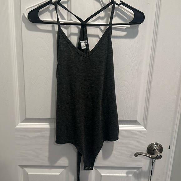 Grey fashion nova bodysuit - Picture 1 of 2